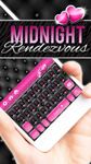 Imagen 2 de Elegant Keyboard - Black & Pink Heart Theme