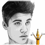 Cómo dibujar: Justin Bieber apk icono