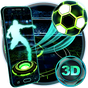 Neon Football Tech 3D Tema apk icono