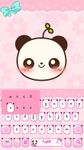 Imagen 4 de Rosa Cute Panda Teclado Tema