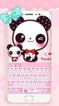 Imagen 5 de Rosa Cute Panda Teclado Tema