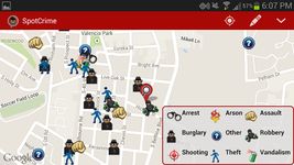 SpotCrime Crime Map screenshot apk 4