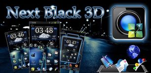 Next Launcher Theme Black 3D imgesi 7