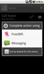 Captura de tela do apk FreeSMS : Free SMS to India 5