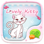 Ícone do apk FREE-GO SMS LOVELY KITTY THEME