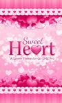 ♥Sweet Heart Theme Go SMS ♥ image 3