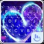 Neon Heart Keyboard Theme APK