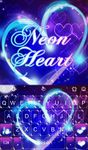 Imagen  de Neon Heart Tema del Teclado