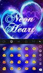 Imagen 2 de Neon Heart Tema del Teclado