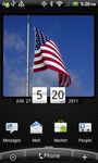 Imagem  do American Flag Clock Widget Pro