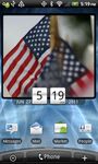 Imagem 1 do American Flag Clock Widget Pro