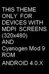 Captura de tela do apk TouchWiz 3.0 Theme for CM9 