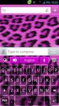 Captura de tela do apk GO Keyboard Pink Cheetah 