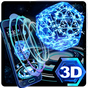 Ikon apk Tema 3D Neon Pentagon
