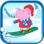 Ícone do apk Hippo Pepa Snowboarding