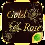 Icône apk Gold Rose GO Keyboard Theme