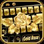 Gold rose Keyboard Theme apk icon