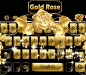 Gold rose Keyboard Theme image 5