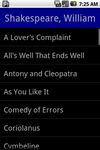 Captura de tela do apk William Shakespeare Collection 