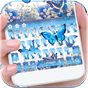블루 나비 키보드 테마 양풍 꽃 blue butterfly의 apk 아이콘