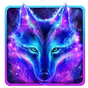 APK-иконка Ночное небо волк Живые обои
