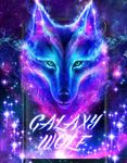 Night Sky Wolf Live Wallpaper afbeelding 