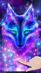 Night Sky Wolf Live Wallpaper afbeelding 2