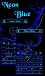 Картинка  Neon Blue GO Keyboard Theme