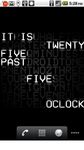 Word Clock Live Wallpaper image 