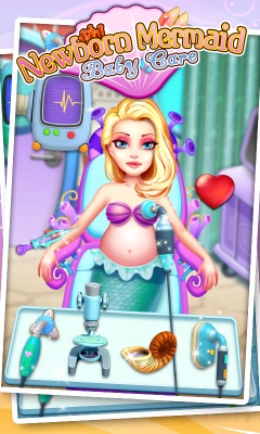 Mermaid Birth Baby Games Apk Download for Android- Latest version 5.3.2-  air.net.ozonedevelopment.PregnantMermaidBirthSecondBaby