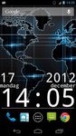 Captura de tela do apk World Map Clock Live Wallpaper 1