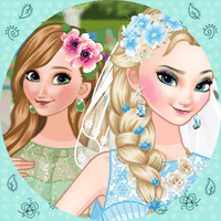 Elsa Bride Dress up
