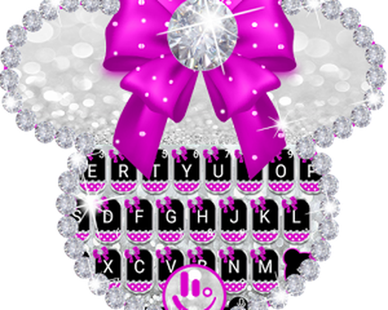 twinkle minny bowknot keyboard theme