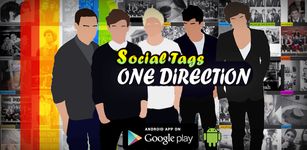 Captura de tela do apk One Direction Social Tags 