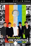 Captura de tela do apk One Direction Social Tags 1