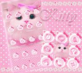 Cute Kitty theme Pink Bow Kitty image 1