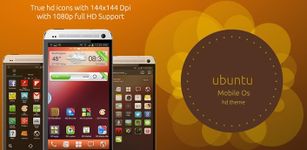 Captura de tela do apk Ubuntu Mobile HD Theme 1