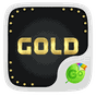 Ícone do apk Gold Emoji GO Keyboard Theme