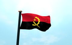 Captura de tela do apk Angola Bandeira 3D Gratuito 4