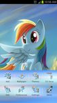 Captura de tela do apk Rainbow Dash GO EX Theme 3