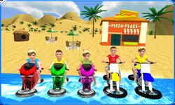 Kids Water Surfing Bike Racing image 2