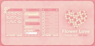 FlowerLove Theme GO SMS afbeelding 