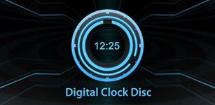 Digital Clock Disc Widget image 1