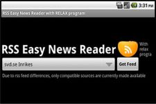 Captura de tela do apk RSS Easy News Reader 