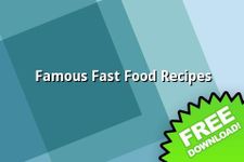 Captura de tela do apk Famous Fast Food Recipes 1