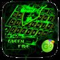 Ikon apk Green Fire GO Keyboard Theme