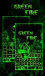 Gambar Green Fire GO Keyboard Theme 