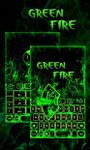 Картинка  Green Fire GO Keyboard Theme