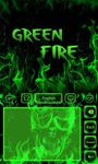 Gambar Green Fire GO Keyboard Theme 3