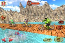 Superhero BMX Bicycle racing hill climb offroad imgesi 12